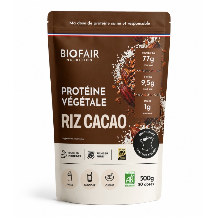 Protéine Riz Cacao | 500 g Protéine Riz Cacao | 500 g