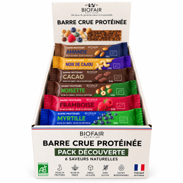 Pack découverte barres protéinées X 24