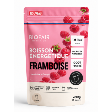 Boisson énergétique bio - Framboise