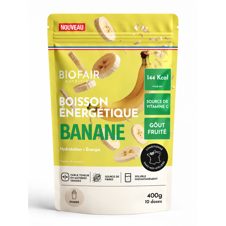 Boisson énergétique bio - Banane Boisson énergétique bio - Banane